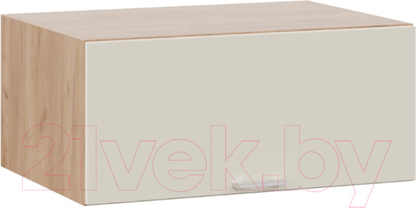 Изображение товара Шкаф навесной для кухни ТриЯ Габриэлла 1В8ГП (дуб крафт золотой/крем)