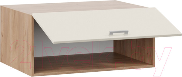 Изображение товара Шкаф навесной для кухни ТриЯ Габриэлла 1В8ГП (дуб крафт золотой/крем)