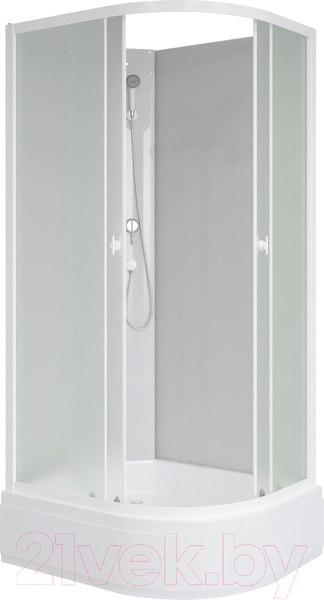 Изображение товара Душевая кабина Niagara Promo P110/80/26L/MT/BK 110x80x195