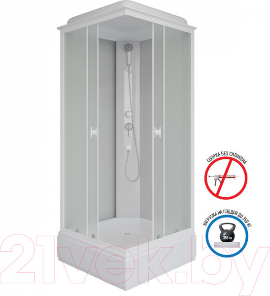 Изображение товара Душевая кабина Niagara Promo P100/26Q/MT 100x100x215