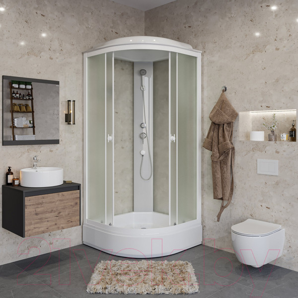 Изображение товара Душевая кабина Niagara Promo P100/26/MT 100x100x215