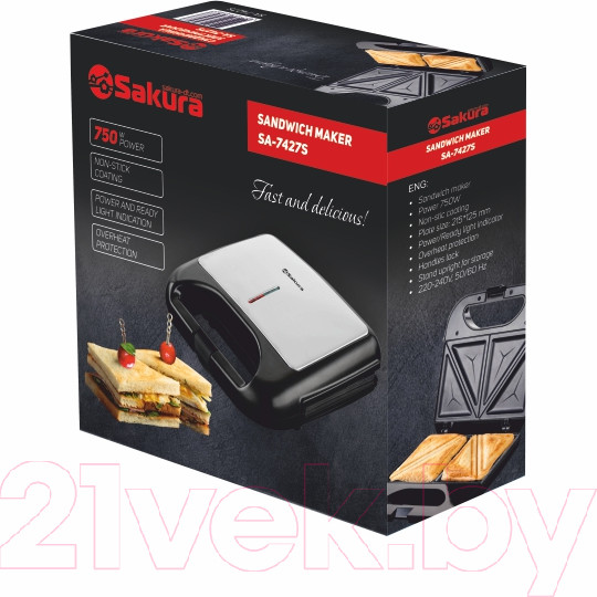 Изображение товара Сэндвичница Sakura SA-7427S