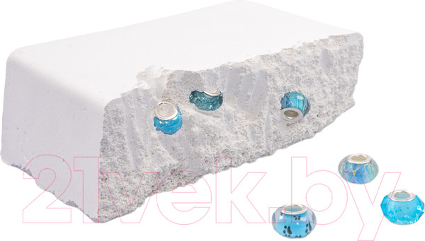 Изображение товара Набор для создания украшений Десятое королевство Раскопки. Бусины для браслета / 05163 (голубой)