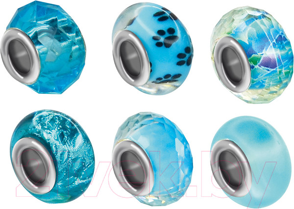 Изображение товара Набор для создания украшений Десятое королевство Раскопки. Бусины для браслета / 05163 (голубой)