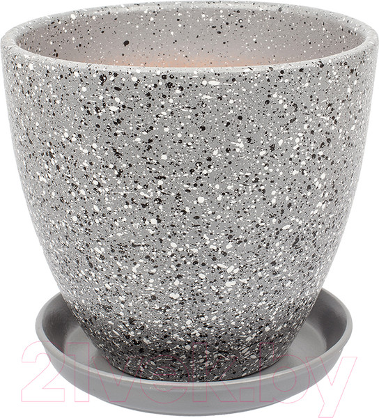 Изображение товара Вазон Вещицы Терраццо BH-91-2 (серый)