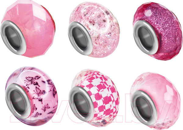 Изображение товара Набор для создания украшений Десятое королевство Раскопки. Бусины для браслета / 05164 (розовый)