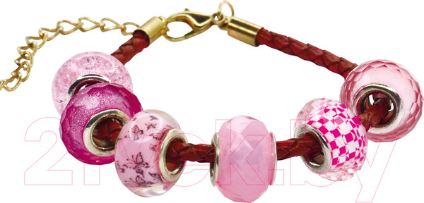Изображение товара Набор для создания украшений Десятое королевство Раскопки. Бусины для браслета / 05164 (розовый)