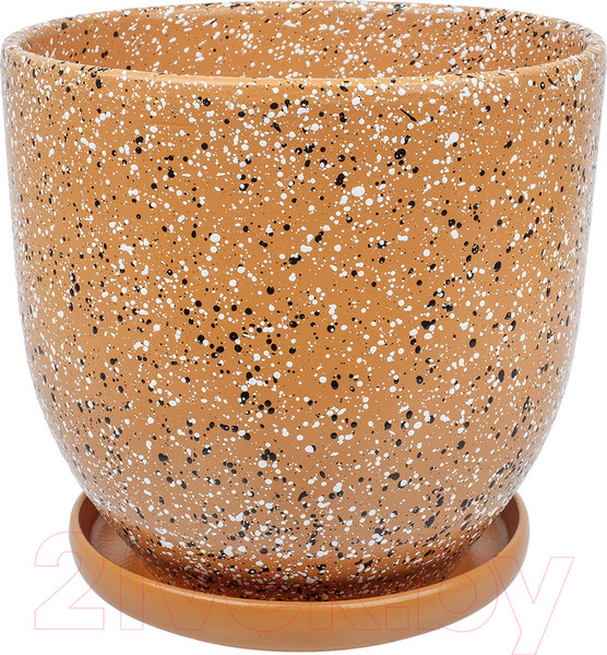 Изображение товара Вазон Вещицы Терраццо BH-92-3 (терракотовый)