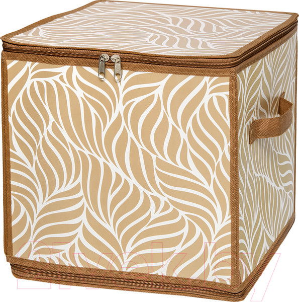Изображение товара Кофр для хранения Handy Home Складная Листья 300x300x300 / ESH22 SL (бежевый)