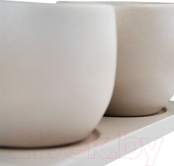 Изображение товара Набор вазонов Вещицы Дуэт / Kras47 (300мл, слоновая кость)