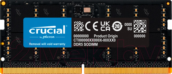 Изображение товара Оперативная память DDR5 Crucial CT32G56C46S5