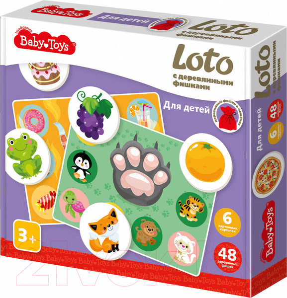 Изображение товара Развивающая игра Baby Toys С деревянными фишками для детей / 04926