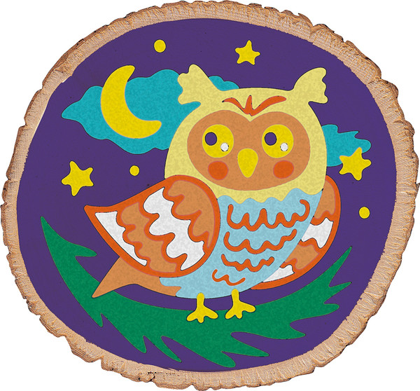 Изображение товара Набор для творчества Десятое королевство Роспись по дереву на спилах. Сова / 04799