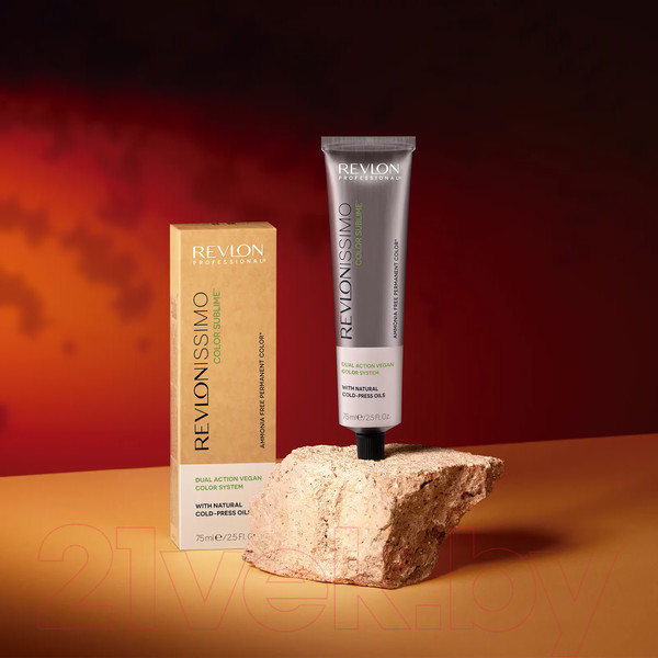 Изображение товара Крем-краска для волос Revlon Professional Revlonissimo Color Sublime Vegan тон 7.41 (75мл)