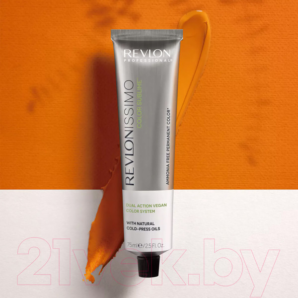 Изображение товара Крем-краска для волос Revlon Professional Revlonissimo Color Sublime Vegan тон 7.41 (75мл)