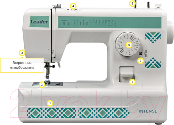 Изображение товара Швейная машина Leader Intense