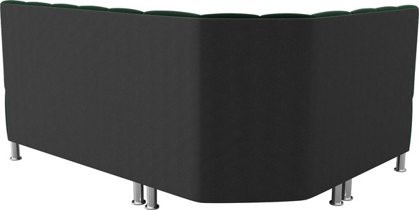 Изображение товара Уголок кухонный мягкий Лига Диванов Кантри левый / 106842L (велюр зеленый)