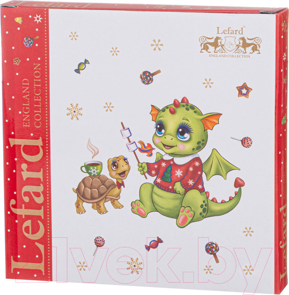 Изображение товара Тарелка закусочная (десертная) Lefard С Новым Годом! 85-1964