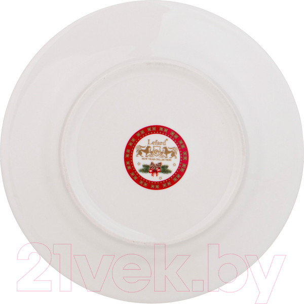 Изображение товара Тарелка закусочная (десертная) Lefard С Новым Годом! 85-1964