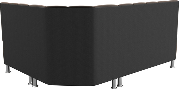 Изображение товара Уголок кухонный мягкий Лига Диванов Кантри правый / 106840 (велюр коричневый)