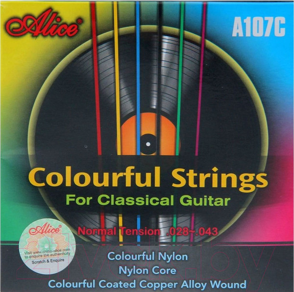 Изображение товара Струны для классической гитары Alice A107C-N