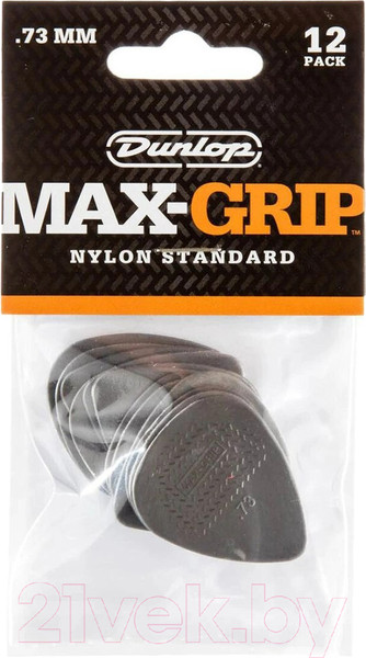 Изображение товара Набор медиаторов Dunlop Manufacturing 449P.73 Max Grip Nylon Standard .73
