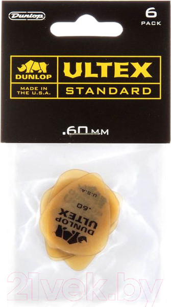 Изображение товара Набор медиаторов Dunlop Manufacturing 421P.60 Ultex Standard