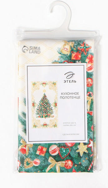 Изображение товара Полотенце Этель Новогоднее. Golden Christmas / 5135265 