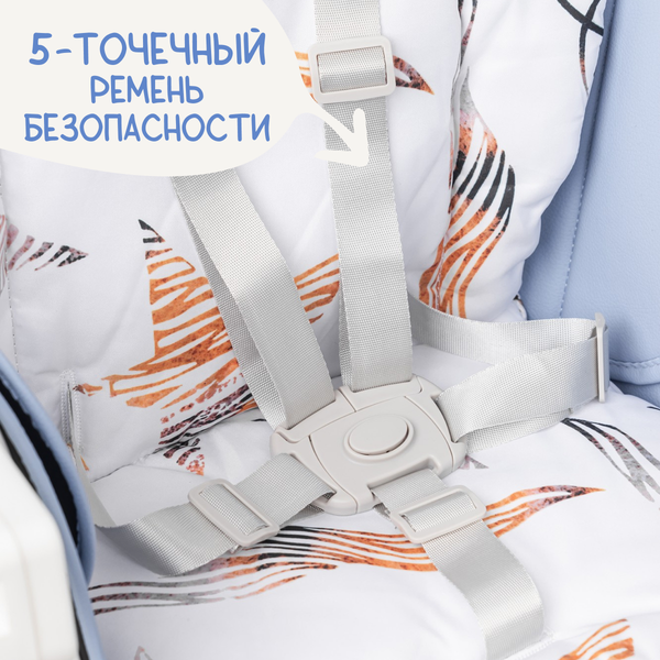 Изображение товара Стульчик для кормления NINO Honey  (голубой)