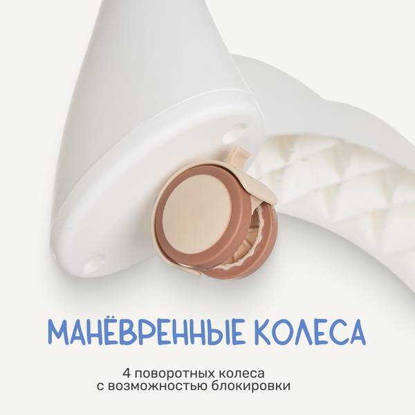 Изображение товара Стульчик для кормления NINO Honey  (голубой)