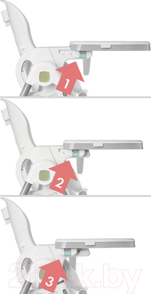 Изображение товара Стульчик для кормления NINO Honey  (голубой)