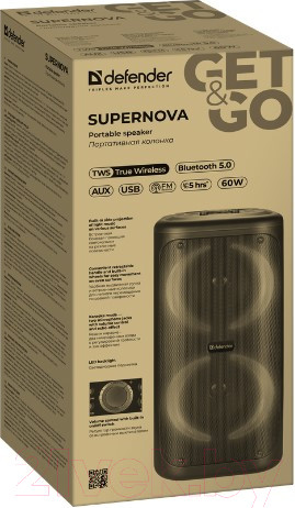 Изображение товара Портативная колонка Defender Supernova / 65037