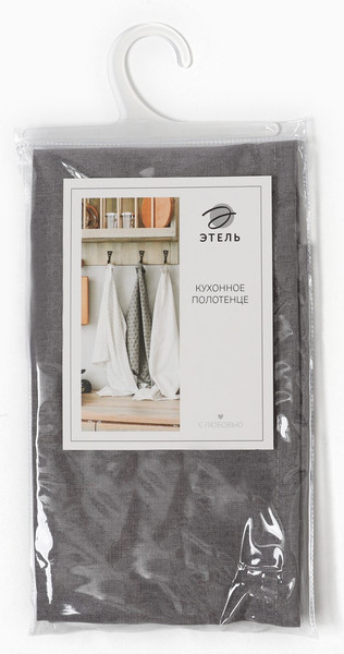 Изображение товара Полотенце Этель Eco / 9631124 (серый)