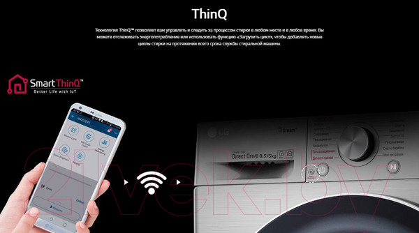 Изображение товара Стирально-сушильная машина LG F2V5GG2S