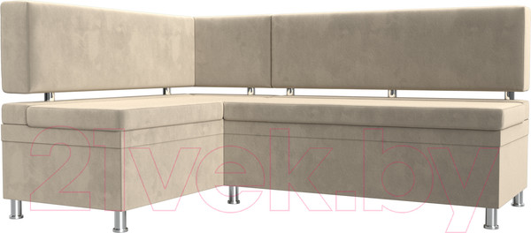 Изображение товара Уголок кухонный мягкий Лига Диванов Стайл левый / 114517L (микровельвет бежевый)