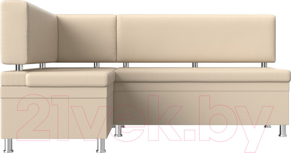 Изображение товара Уголок кухонный мягкий Лига Диванов Стайл левый / 114526L (экокожа бежевый)