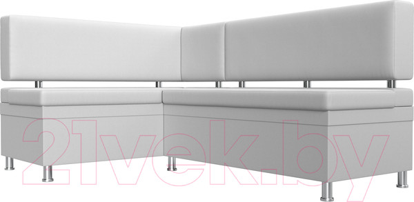 Изображение товара Уголок кухонный мягкий Лига Диванов Стайл левый / 114527L (экокожа белый)