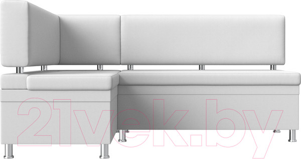 Изображение товара Уголок кухонный мягкий Лига Диванов Стайл левый / 114527L (экокожа белый)