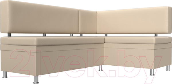 Изображение товара Уголок кухонный мягкий Лига Диванов Стайл правый / 114526 (экокожа бежевый)