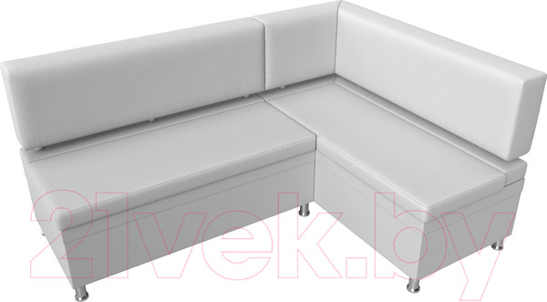 Изображение товара Уголок кухонный мягкий Лига Диванов Стайл правый / 114527 (экокожа белый)