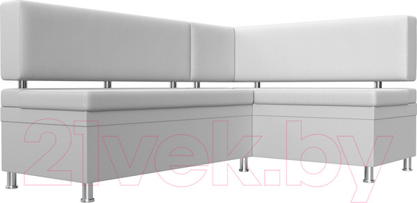 Изображение товара Уголок кухонный мягкий Лига Диванов Стайл правый / 114527 (экокожа белый)