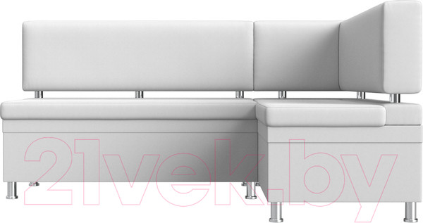 Изображение товара Уголок кухонный мягкий Лига Диванов Стайл правый / 114527 (экокожа белый)