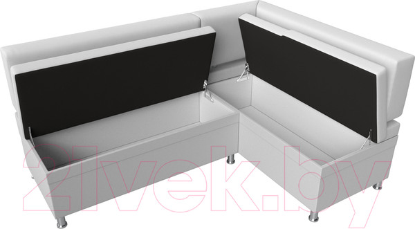 Изображение товара Уголок кухонный мягкий Лига Диванов Стайл правый / 114527 (экокожа белый)