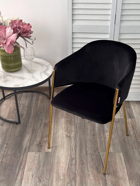 Изображение товара Стул M-City Dill / 629M05377 (Momo-47 черный/золотой)