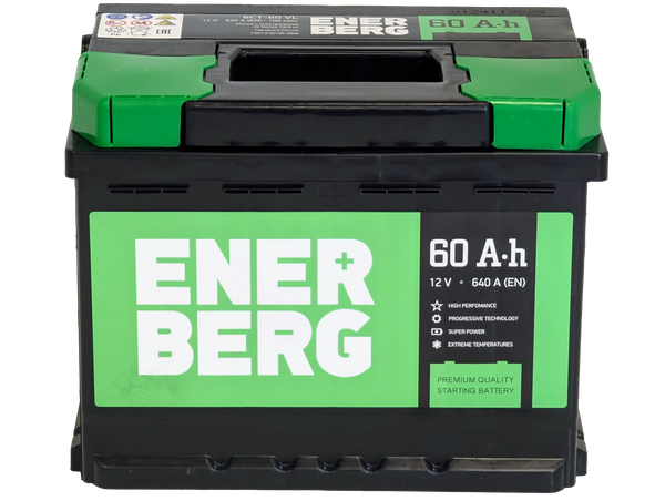 Изображение товара Автомобильный аккумулятор Enerberg 6СТ-60VL 640A L (60 А/ч)