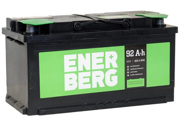 Изображение товара Автомобильный аккумулятор Enerberg 6СТ-92VLR R+ 820A (92 А/ч)