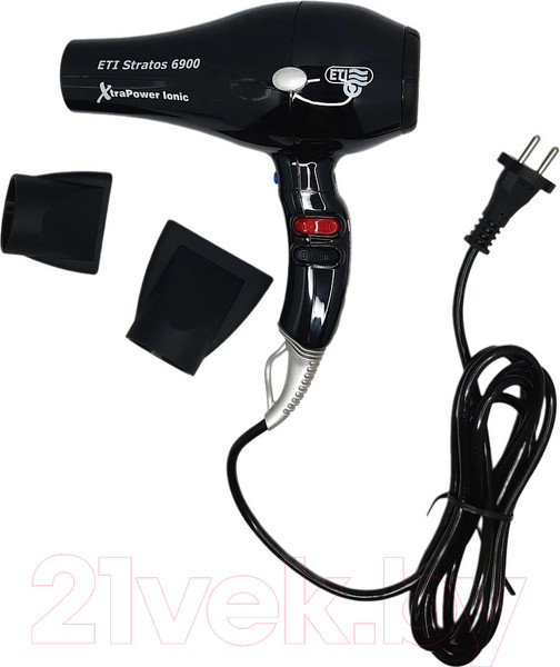 Изображение товара Фен ETI Stratos 6900 Xtrapower Ionic / 6905200C1 (черный)