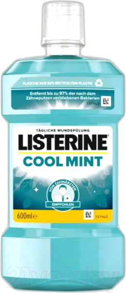 Ополаскиватель для полости рта Listerine Cool Mint (600мл)