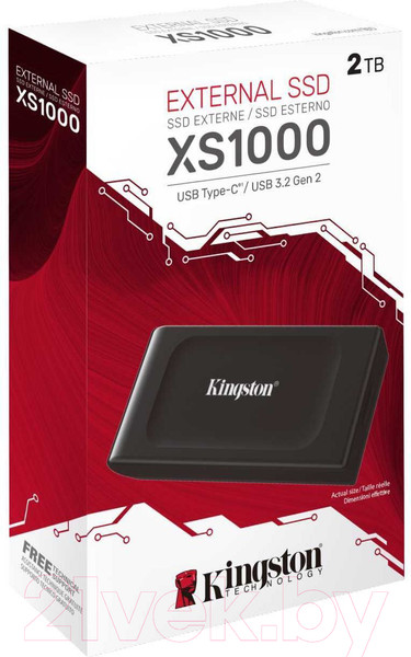 Изображение товара Внешний жесткий диск Kingston XS1000 2TB (SXS1000/2000G)