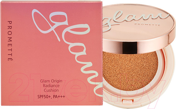 Изображение товара Кушон Enough Promette Glam Origin Radiance Cushion тон 13 Увлажняющий (14г)